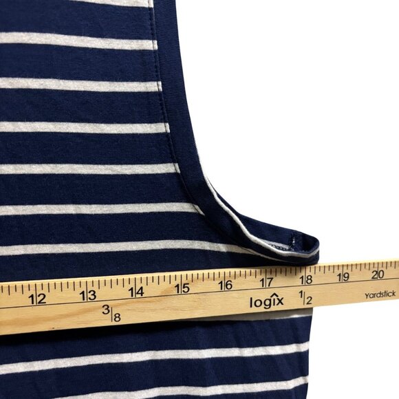 J.Crew Sleeveless Striped Knit Tiered Mini Dress Size S - Picture 8 of 10